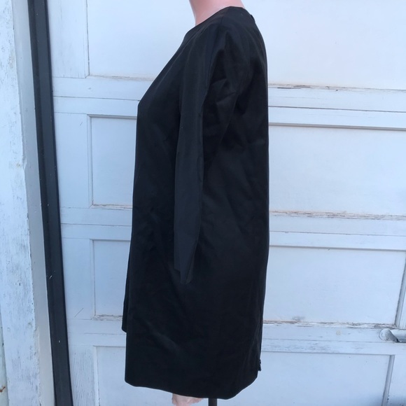 COS sz 40 (4) black shift dress a-line wool - Picture 3 of 6